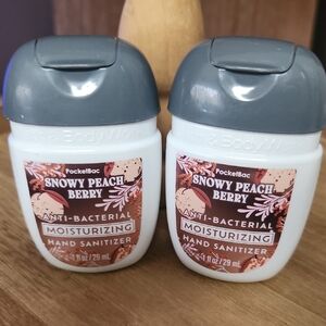 Snowy Peach Berry Moisturizing Pocketbac Bundle of 2